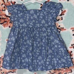 GAP Blue Floral Casual Dress